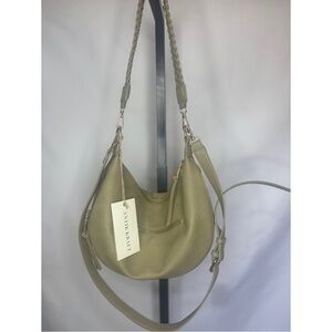 Antik Kraft Green Shoulder Bag with Minimalist Design